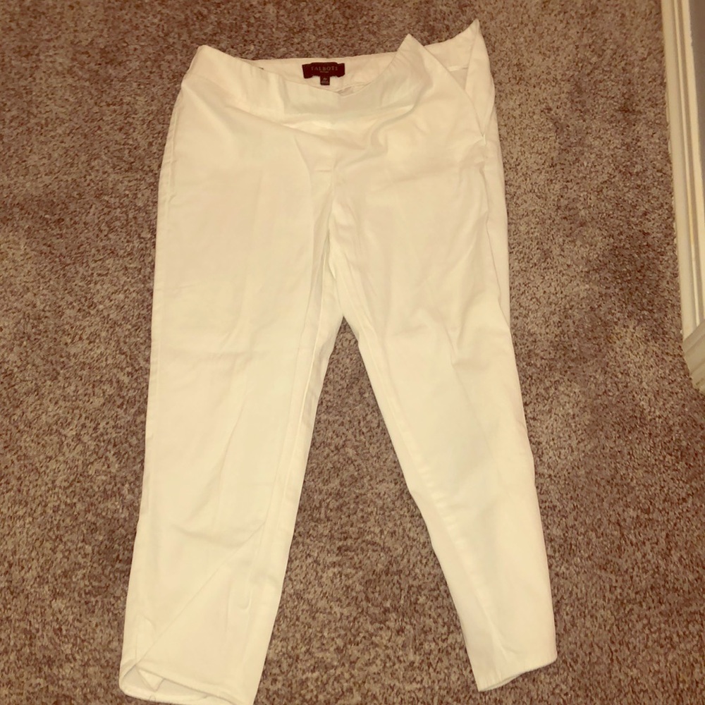 Talbots White Pants